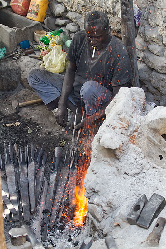 143   A blacksmith in Harar   Ethiopia